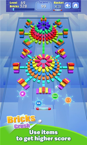 砖块颜色粉碎(Bricks Crush)0