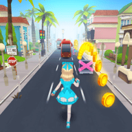 蓝色公主无尽奔跑(Princess Running手机端apk下载